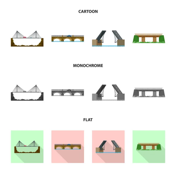 Vectorillustratie van verbinding en design symbool. Collectie van verbinding en kant voorraad vectorillustratie. — Stockvector