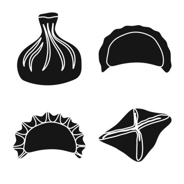 Mutfağı ve meze simge vektör Illustration. Mutfak ve gıda hisse senedi vektör çizim topluluğu.