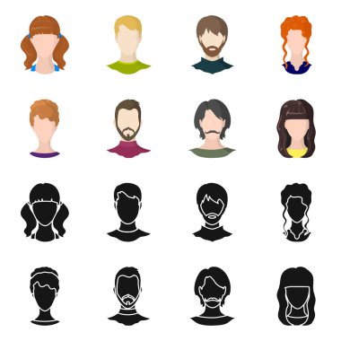 Profesyonel ve fotoğraf simge vektör tasarımı. Profesyonel kümesi ve hisse senedi için profil vektör simgesi.