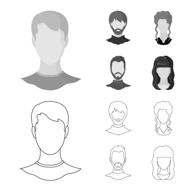 Profesyonel ve fotoğraf simge yalıtılmış nesne. Profesyonel topluluğu ve hisse senedi için profil vektör simgesi.
