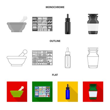 Perakende ve sağlık işareti vektör tasarımı. Perakende ve sağlık hisse senedi simgesi için web topluluğu.