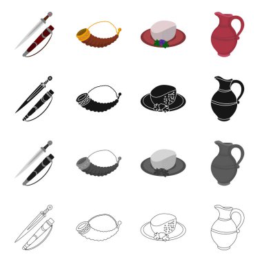 Kültür ve gezi logo vektör çizimi. Kültür ve özgünlük hisse senedi simgesi için web topluluğu.