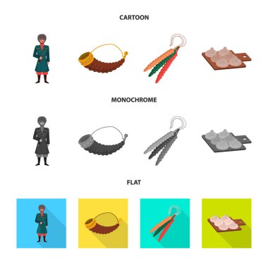 Kültür ve gezi logo yalıtılmış nesne. Kültür ve özgünlük hisse senedi vektör çizim topluluğu.