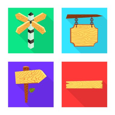 İşareti ham ve ahşap izole nesne. Ham kümesi ve web için orman hisse senedi simgesi.