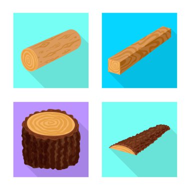 Malzeme ve doğa logosu yalıtılmış nesne. Malzeme ve web için ham hisse senedi simgesi.