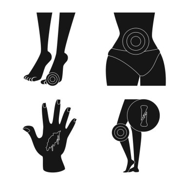 İlk ve Yardım simgesini yalıtılmış nesne. İlk ve hisse senedi için hastalık vektör simge kümesi.