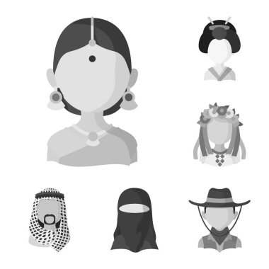 İnsan ve kültür logosu yalıtılmış nesne. Kişi ve yarış hisse senedi vektör çizim topluluğu.