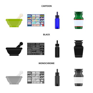 Perakende ve sağlık işareti vektör tasarımı. Perakende ve sağlık hisse senedi vektör çizim topluluğu.