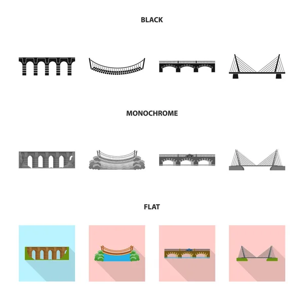 Illustration vectorielle de connexion et signe de conception. Collecte d'illustration vectorielle de connexion et de stock latéral . — Image vectorielle