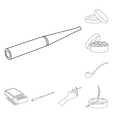 Sağlık ve nikotin simge vektör tasarımı. Sağlık ve istatistik hisse senedi vektör çizim topluluğu.