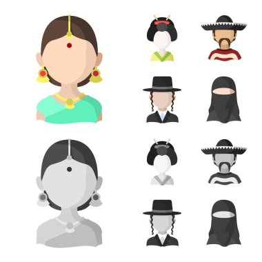Kopyacı ve ikamet işareti yalıtılmış nesne. Kopyacı ve kültür hisse senedi simgesi web için set.