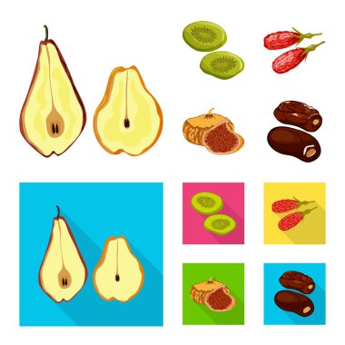 Gıda ve ham sembolü yalıtılmış nesne. Gıda ve doğa hisse senedi simgesi için web topluluğu.