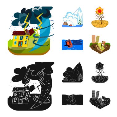 Hava ve sıkıntı logo vektör tasarımı. Hava ve gürültüyle çarpmak hisse senedi vektör çizim.