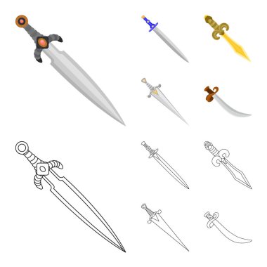 İzole işareti oyun ve zırh nesne. Oyun ve bıçak hisse senedi simgesi için web topluluğu.