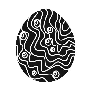 Yumurta ve ejderha simge vektör Illustration. Yumurta ve hisse senedi için parlak vektör ikon koleksiyonu.