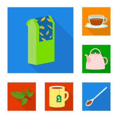 Ürün ve organik işareti yalıtılmış nesne. Ürün ve hisse senedi için çiçek vektör simge kümesi.