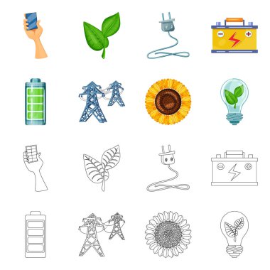 Yenilik ve teknoloji simge vektör tasarımı. Yenilik ve doğa hisse senedi simgesi için web topluluğu.