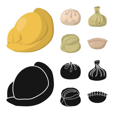 Ürün ve pişirme logo vektör Illustration. Ürünler ve meze hisse senedi vektör çizim koleksiyonu.