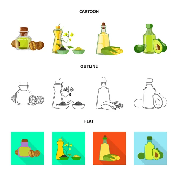 Disegno Vettoriale Simbolo Sano Vegetale Set Icone Vettoriali Sani Agricoli — Vettoriale Stock