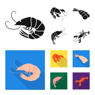 Meze ve okyanus logosu yalıtılmış nesne. Web için meze ve incelik hisse senedi simgesi kümesi.