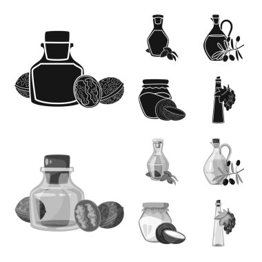 Sağlıklı ve sebze sembolü yalıtılmış nesne. Tarım hisse senedi vektör çizim ve sağlıklı kümesi.