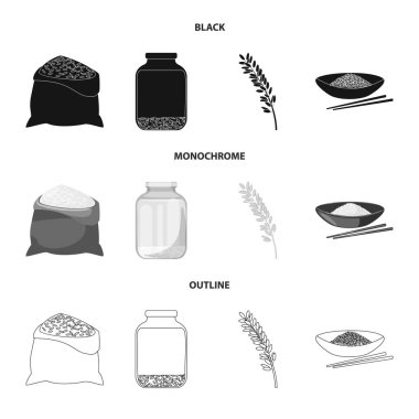 Kırpma ve ekolojik işareti yalıtılmış nesne. Kırpma ve hisse senedi için pişirme vektör ikon koleksiyonu.