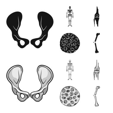 Tıp ve klinik simge vektör Illustration. İlaç ve tıbbi hisse senedi vektör çizim.