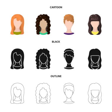 Profesyonel ve fotoğraf simge vektör Illustration. Profesyonel kümesi ve hisse senedi için profil vektör simgesi.