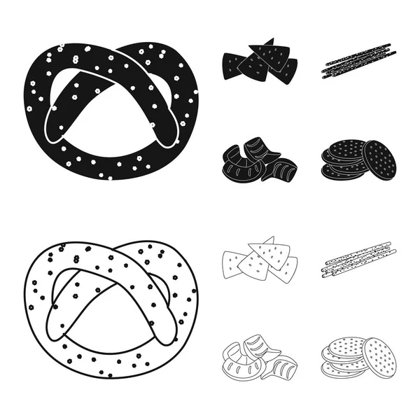 Ilustración vectorial de Oktoberfest y signo de barra. Set de Oktoberfest y vector de cocina icono para stock . — Vector de stock