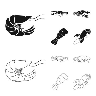 Meze ve okyanus simge vektör Illustration. Meze dizi ve hisse senedi için incelik vektör simgesi.