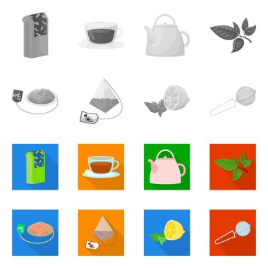 Sağlıklı ve çiçek işareti yalıtılmış nesne. Sağlıklı ve degrade hisse senedi vektör çizim topluluğu.