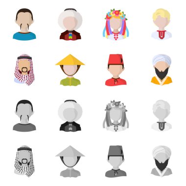 Kopyacı ve yerleşik simge vektör Illustration. Kopyacı ve kültür hisse senedi simgesi için web topluluğu.