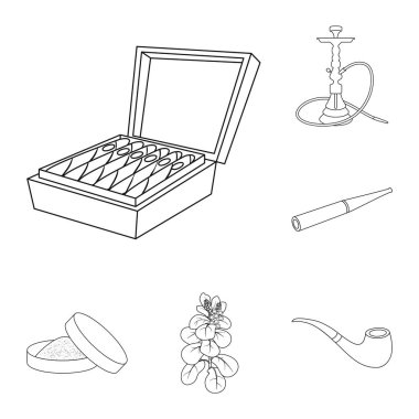 Sağlık ve nikotin simgesi yalıtılmış nesne. Sağlık ve istatistik topluluğu vektör hisse senedi simgesi.