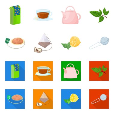 Sağlıklı ve çiçek işareti vektör Illustration. Sağlıklı ve degrade hisse senedi vektör çizim topluluğu.