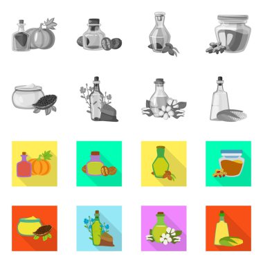 Sağlıklı ve sebze simgesi yalıtılmış nesne. Sağlıklı kümesi ve web için tarım hisse senedi simgesi.