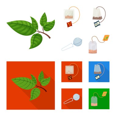 Sağlıklı ve çiçek simge vektör Illustration. Sağlıklı ve degrade hisse senedi simgesi için web topluluğu.