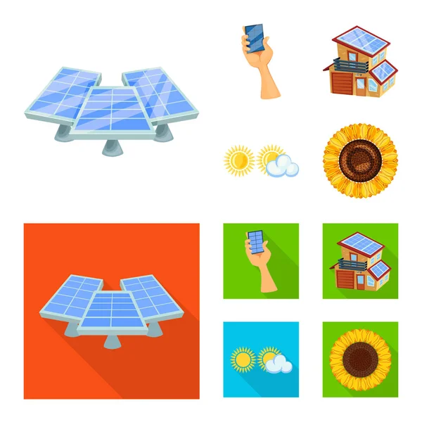 Yenilik ve teknoloji simge vektör Illustration. Yenilik ve doğa hisse senedi simgesi için web topluluğu.