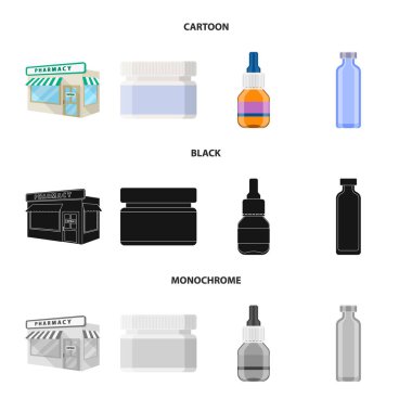 Perakende ve sağlık simge yalıtılmış nesne. Web için perakende ve sağlık hisse senedi simgesi kümesi.