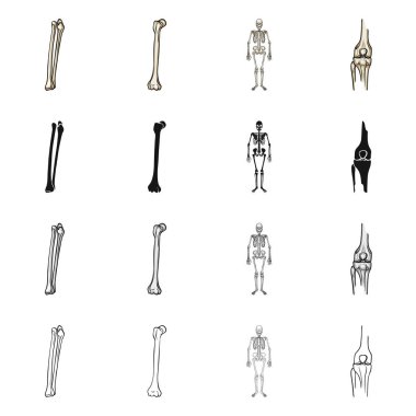 Tıp ve klinik işareti yalıtılmış nesne. İlaç ve tıbbi vektör simgesini hissenin koleksiyonu.