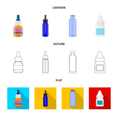 Perakende ve sağlık simge vektör tasarımı. Web için perakende ve sağlık hisse senedi simgesi kümesi.