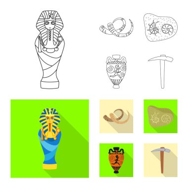 Hikaye ve öğeleri simge yalıtılmış nesne. Hikaye ve öznitelikleri hisse senedi vektör çizim topluluğu.