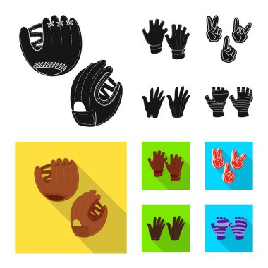 Siluet ve güvenlik logo vektör Illustration. Siluet ve konfor hisse senedi vektör çizim seti.