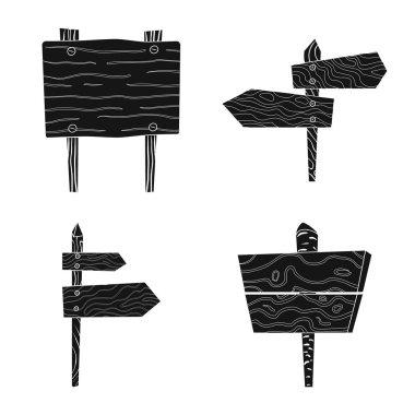 Ham vektör çizim ve parke sembolü. Hisse senedi için ham ve ahşap vektör simge kümesi.