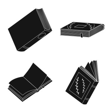 Vektör Illustration şekil ve bilgi simgesi. İllüstrasyon ve kitabevi hisse senedi vektör çizim koleksiyonu.