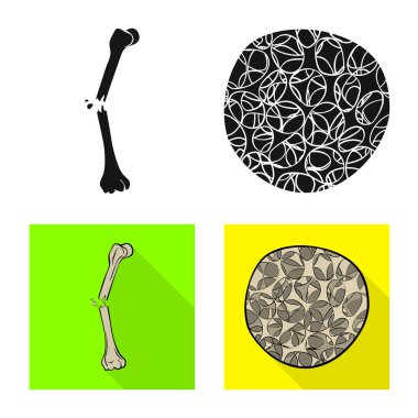 Tıp ve klinik simge vektör Illustration. İlaç ve tıbbi hisse senedi simgesi web için set.