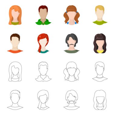 Profesyonel ve fotoğraf simge vektör Illustration. Profesyonel topluluğu ve hisse senedi için profil vektör simgesi.