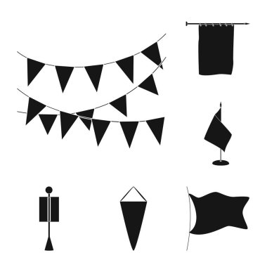 Malzeme ve medya logo yalıtılmış nesne. Hisse senedi için malzeme ve tekstil vektör simge topluluğu.