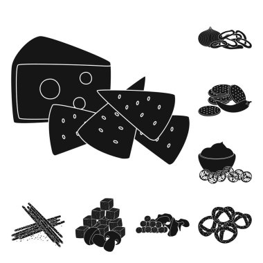 Madde ve organik simge vektör tasarımı. Madde ve ürün stok vektör çizim topluluğu.