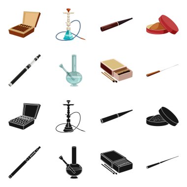 Çöp tasarımını vektör ve sembol durdurmak. Web için çöp ve alışkanlık hisse senedi simgesi kümesi.