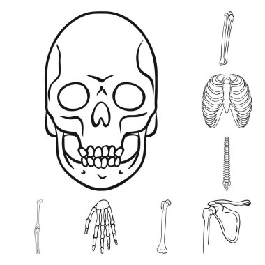 Tıp ve klinik işareti vektör Illustration. İlaç ve tıbbi vektör simgesini hissenin koleksiyonu.